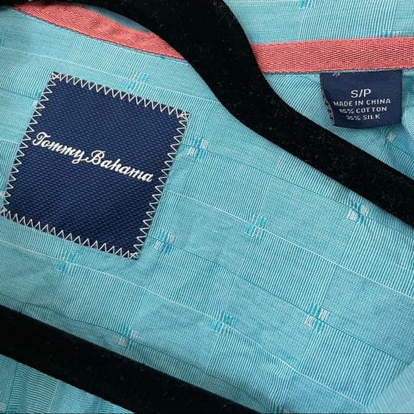 Tommy Bahama Cypress Sands Camp Shirt Lagoon Water - Picture 6 of 6